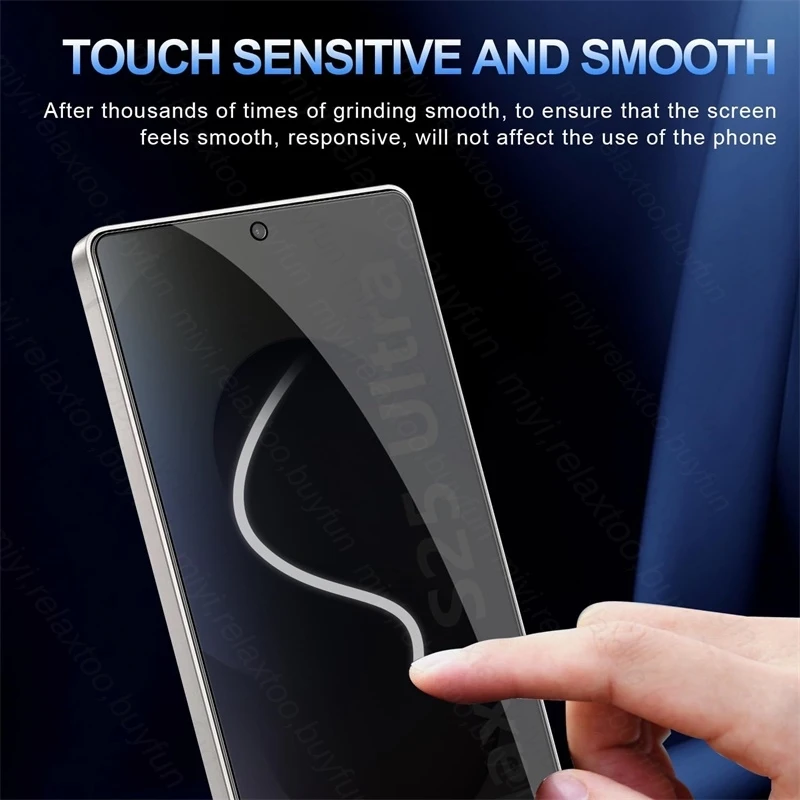 4-1 Piezas Protector de Pantalla de Vidrio Templado Anti-Espía para Samsung Galaxy S25 S26 Ultra S 26 25 Plus Edge S26+ 5G 5