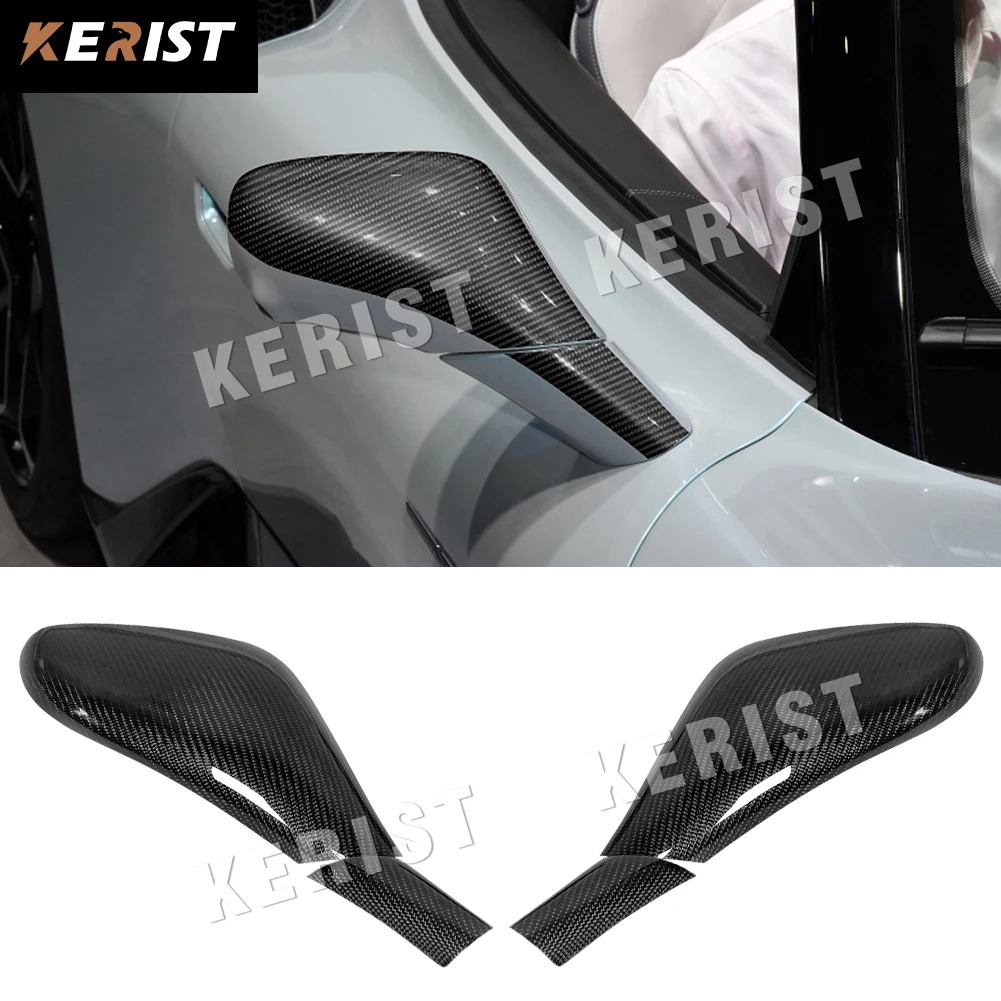 

Real Carbon Fiber Side Mirror Cover Canards For Maserati MC20 Nov-Style 2020-2023