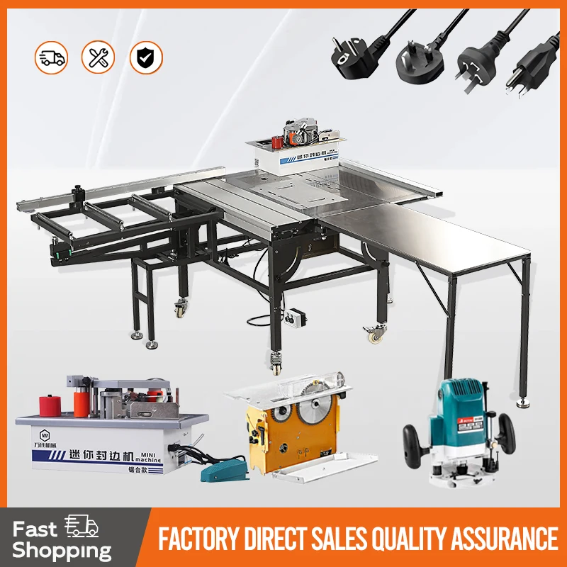 New Sliding Table Saw Woodworking Saw Table S600 Cutting Saw All-in-one Machine Dedicated Precision Workbench Bracket