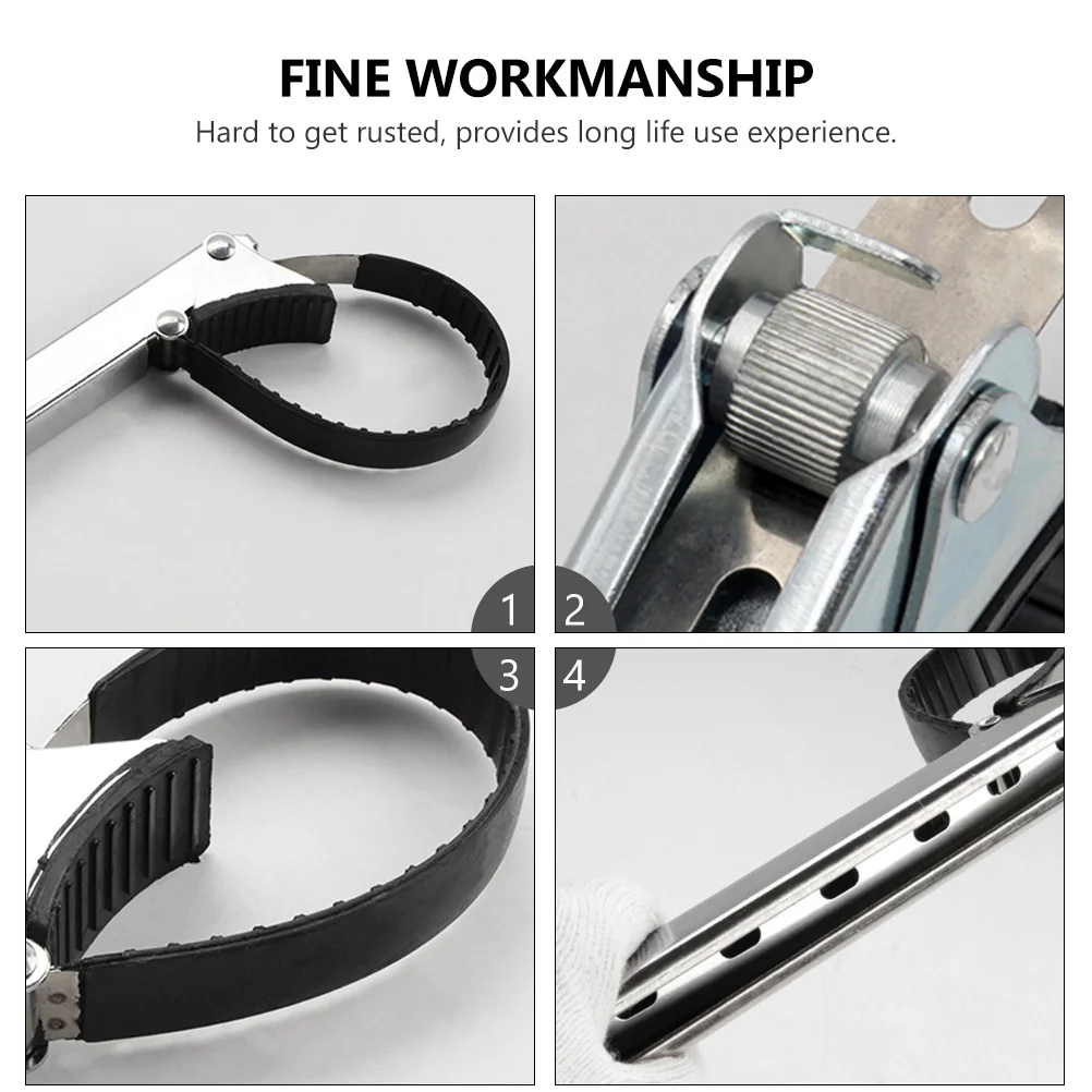 

Oil Filter Wrench Adjustable Belt Type Nonslip For Car Repair Auto Maintenance Tool Oil Filter Spanner Practical Wrench
