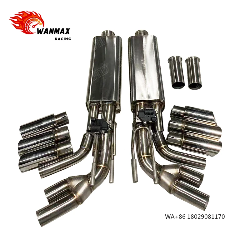 

Высокопроизводительная выхлопная система для G63 W464 из титанового сплава с клапанным глушителем