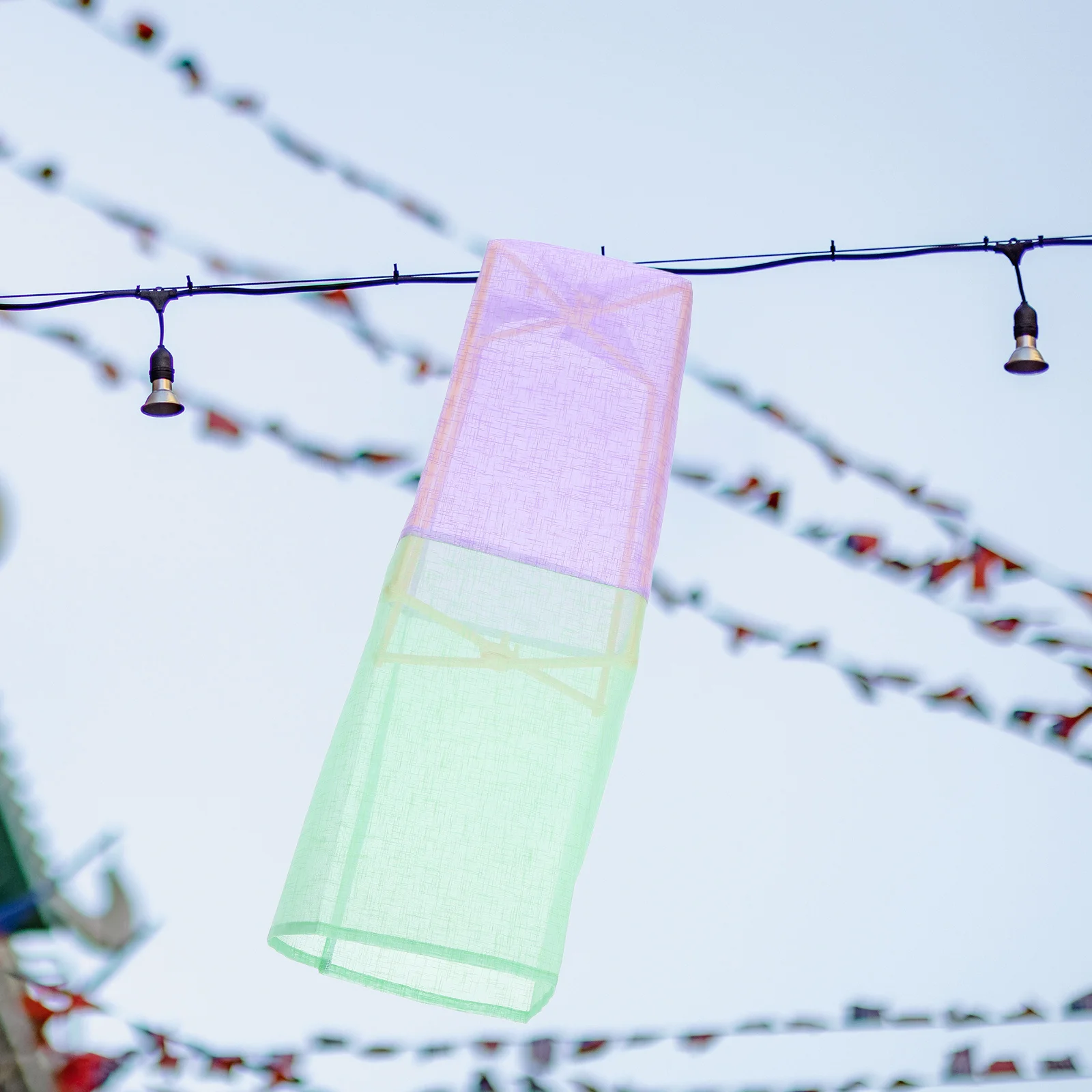 

Silk Lighting Lantern for Outdoor Restaurant Hanging Decorative Scene Layout Festive Traditional Korean Food Shop Party Solar