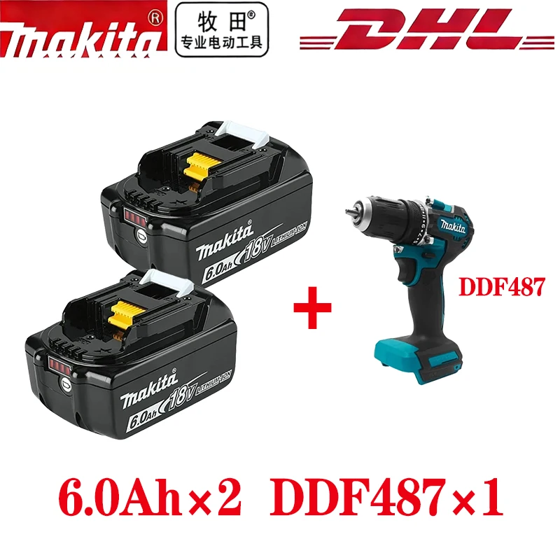 NIEUWE 2026 Originele 18V Makita 5.0Ah 6.0Ah Makita Batterij Vervangende Lithium Batterij BL1840 BL1850B BL1850 BL1860