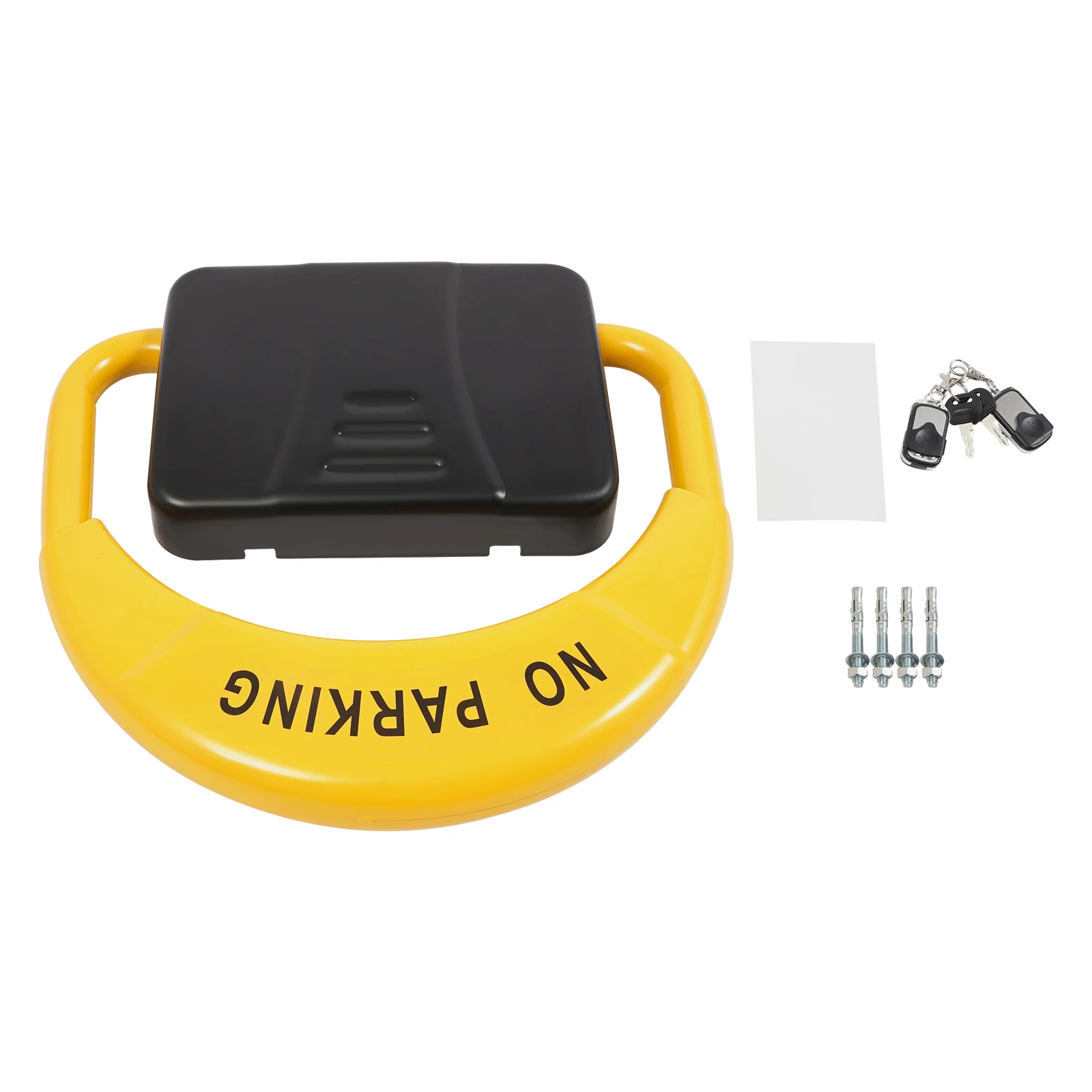 Automatic Remote Control Parking Lock Intelligent induction Parking Space Lock w/Remote, 180° Rotaty, Anti-collision Waterproof