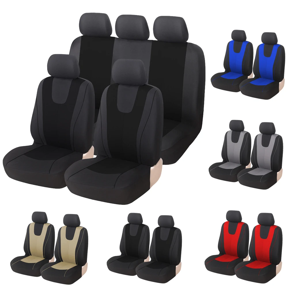 

Front/Rear Car Seat Protection Covers Set For GREELY Emgrand EC7 LC X7 GX7 EX7 Chair Seat Pad Fabric Seat Cushion Auto Interior