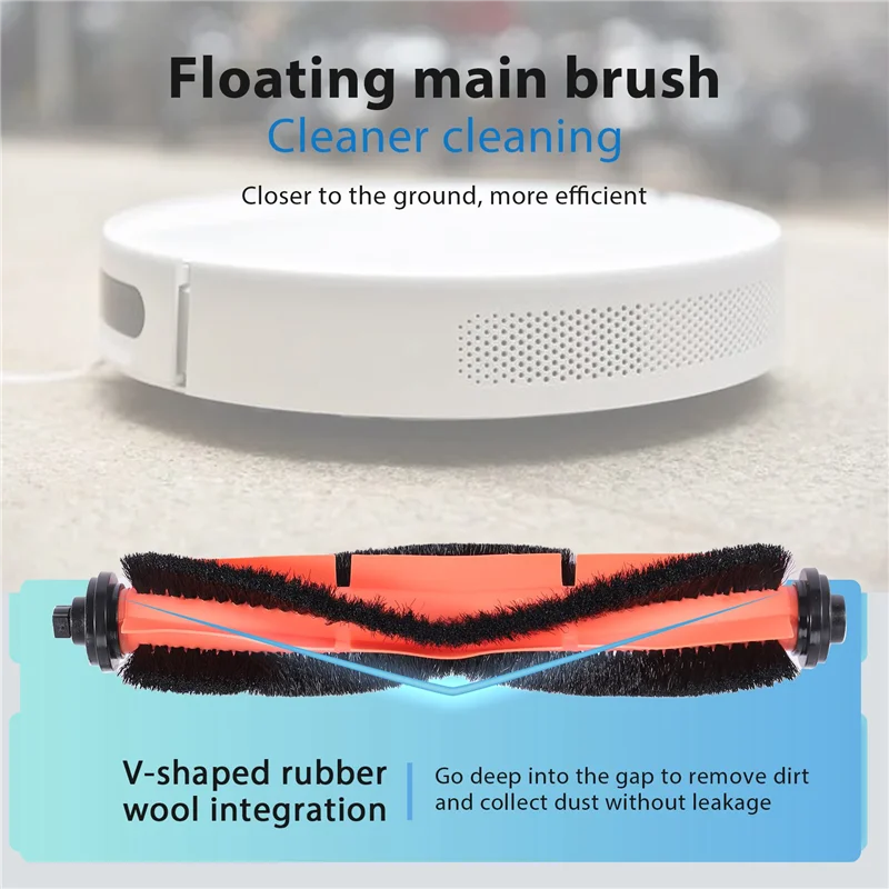 ABKR-For Xiaomi G1 Mi Robot Vacuum-Mop الأساسية فلتر HEPA فرشاة جانبية فرشاة رئيسية Mijia الأنظف استبدال الملحقات