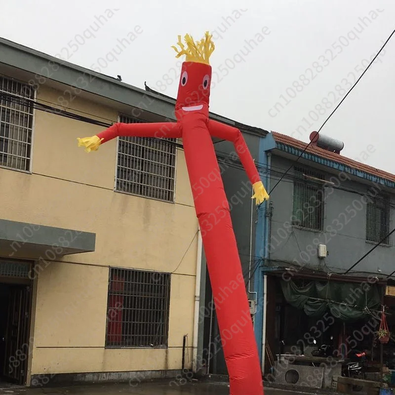 Inflatable Dancing Sky Puppet, Waving Cartoon Mascot for Business Attraction & Road Guide Advertising