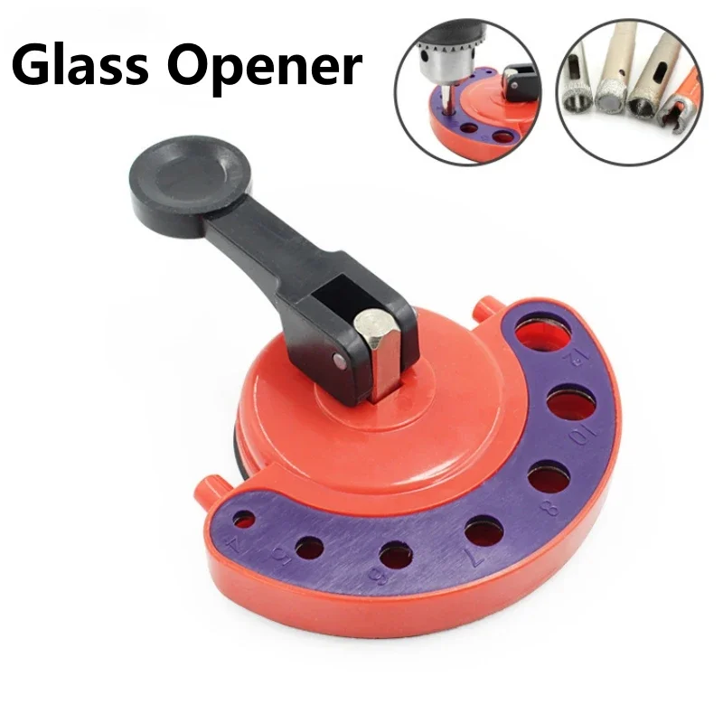 4-12mm Adjustable Glass Opening Locator for ceramic Strong suction force Diamond Drill Bit Tile With Sucker Hole Saw Core Guider