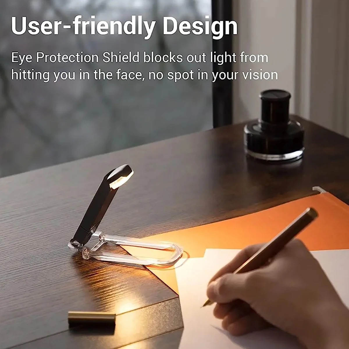 Adjustable Brightness Led USB Book Light - Portable Desk Lamp with Clip, Perfect for Student Dormitory Home Office Work, Also Ca