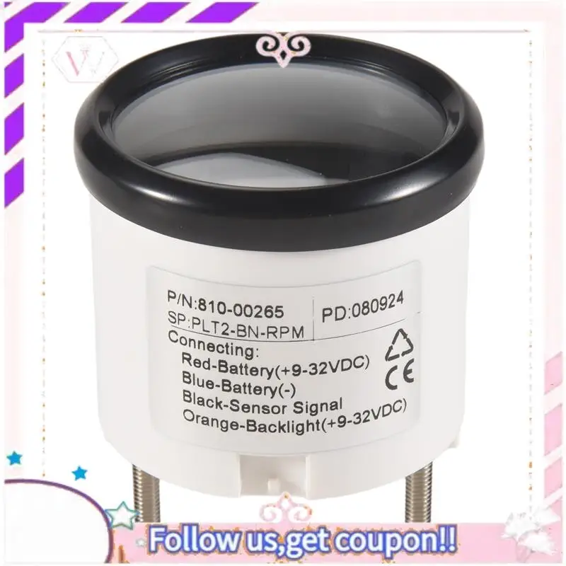 

Portable Boat LED Digital Tachometer Engine Hour Meter Marine Outboard RV RPM Meter Gauge