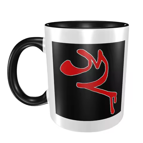 EddsWorld Red Arm Mug Funny Ceramic Coffee Cups Tea Mugs Milk Cup Drinkware Gift for Woman Man