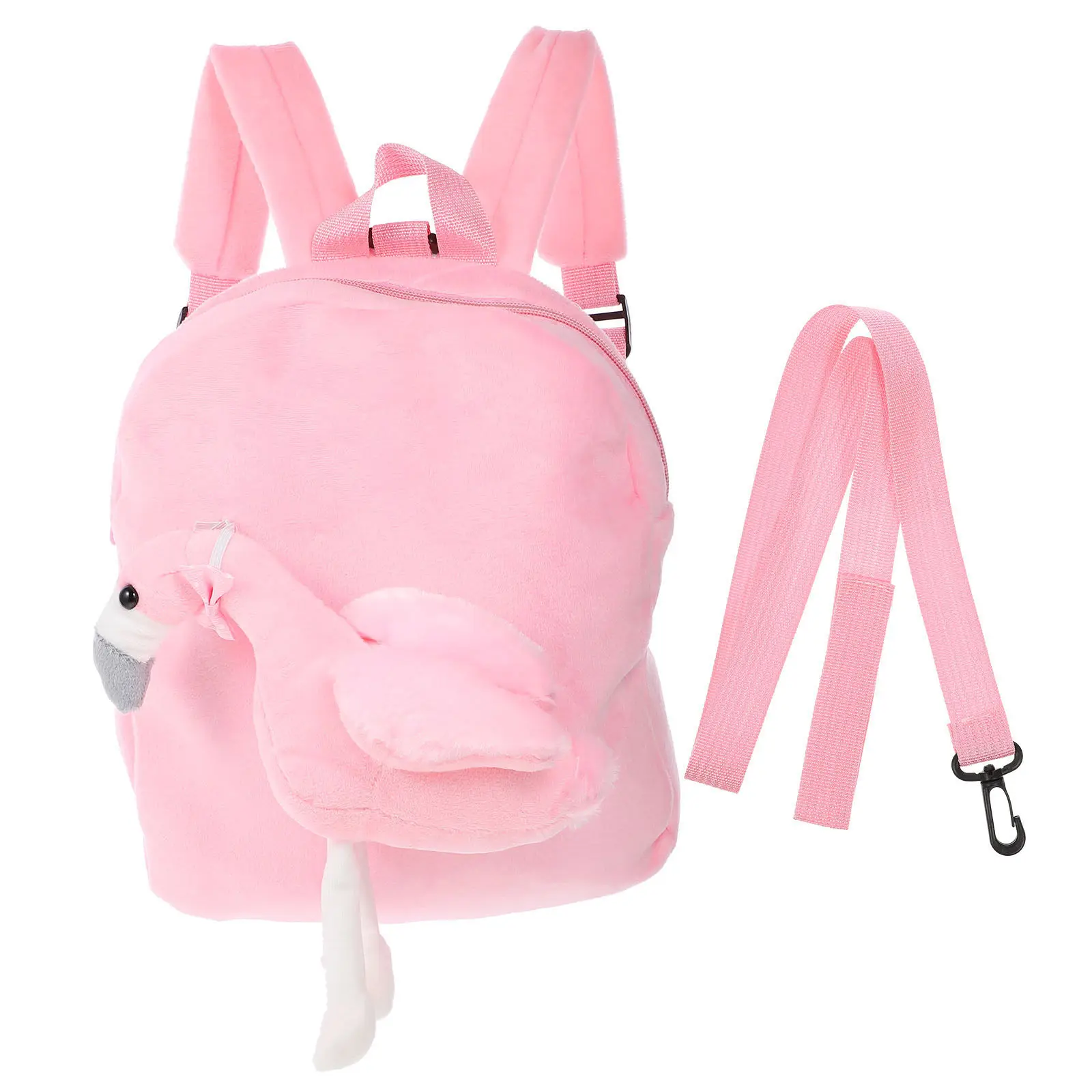 

Flamingo Backpack Girls Sweet Fashion Travel Bookbag Pink Large Capacity Casual Storage Bag Smooth Zipper Gift