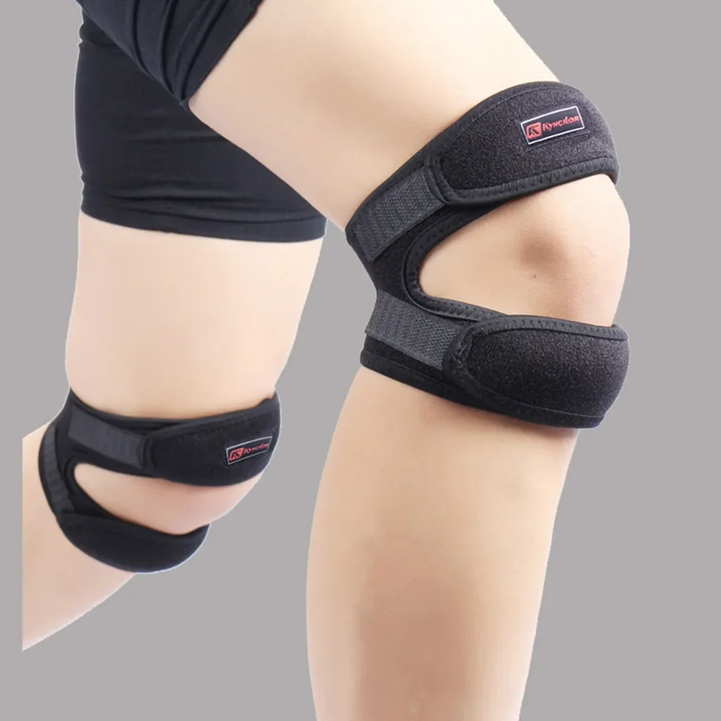 

Double Strap Knee Sleeves Support Patella Tendon Brace Stabilizer Relieve Pain Sports Lightweight Durable Safty Protective Equip