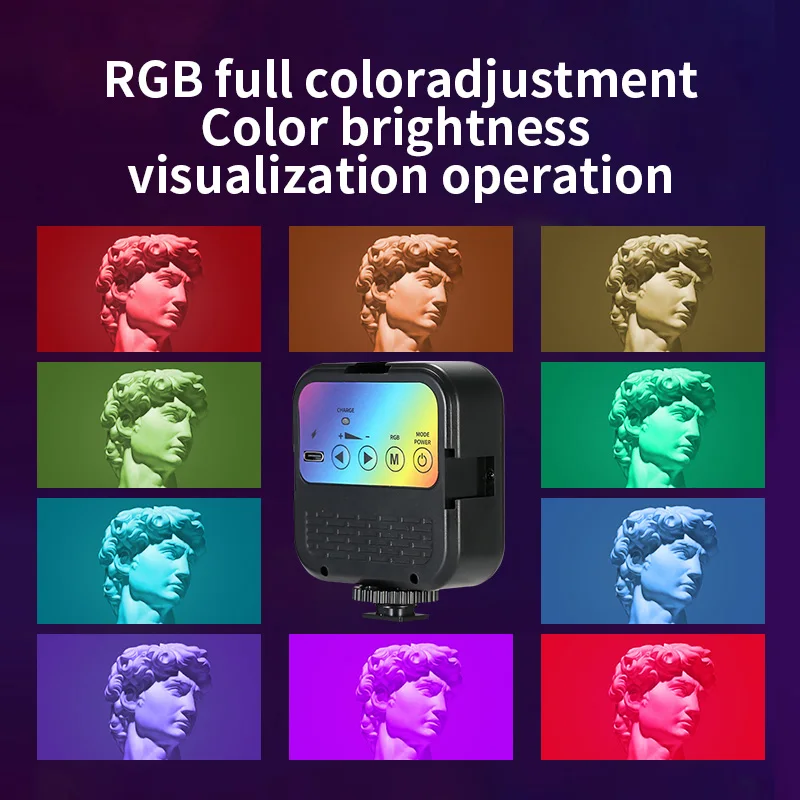 Портативная мини-камера для мобильных телефонов с RGB-подсветкой