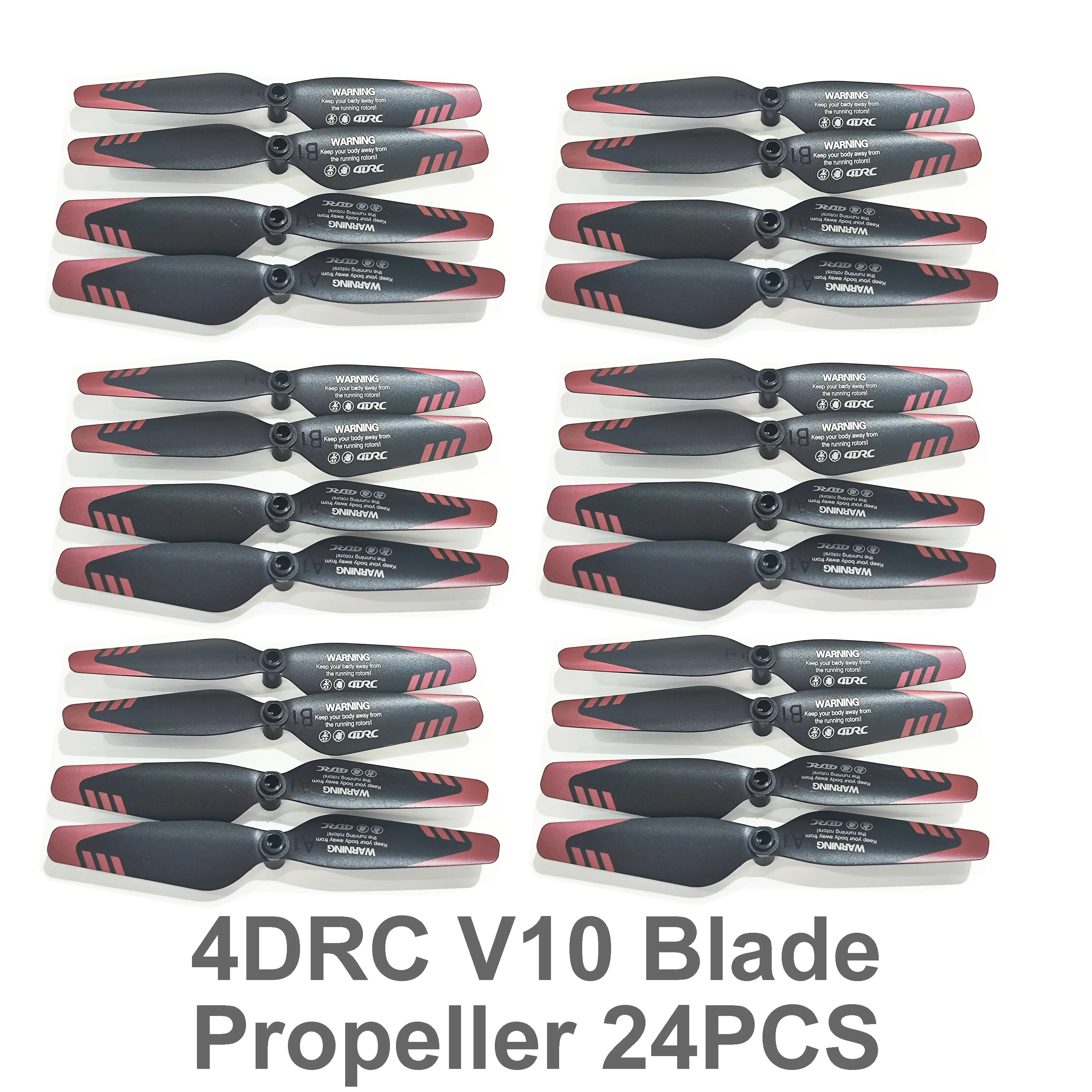

4DRC V10 Дрон 4D-V10 RC Quadcopter Запасные части Оригинальный кленовый лист Крыло Вентилятор Аксессуары CW CCW Лопасть пропеллера 24 шт. (6 комплектов)