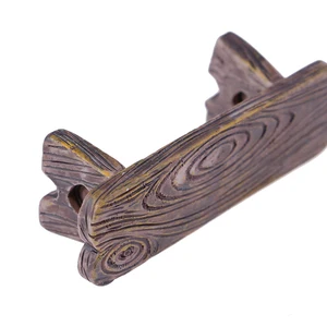 كرسي خشبي صغير ومقعد ، منمنمات حديقة الجنية ، تمثال عمل مقعد مزدوج ، ملحقات بيوت الدمى DIY ، 2 قطعة أعلى 8 مبيعات للزوجين مقاعد البدلاء - رقم 3