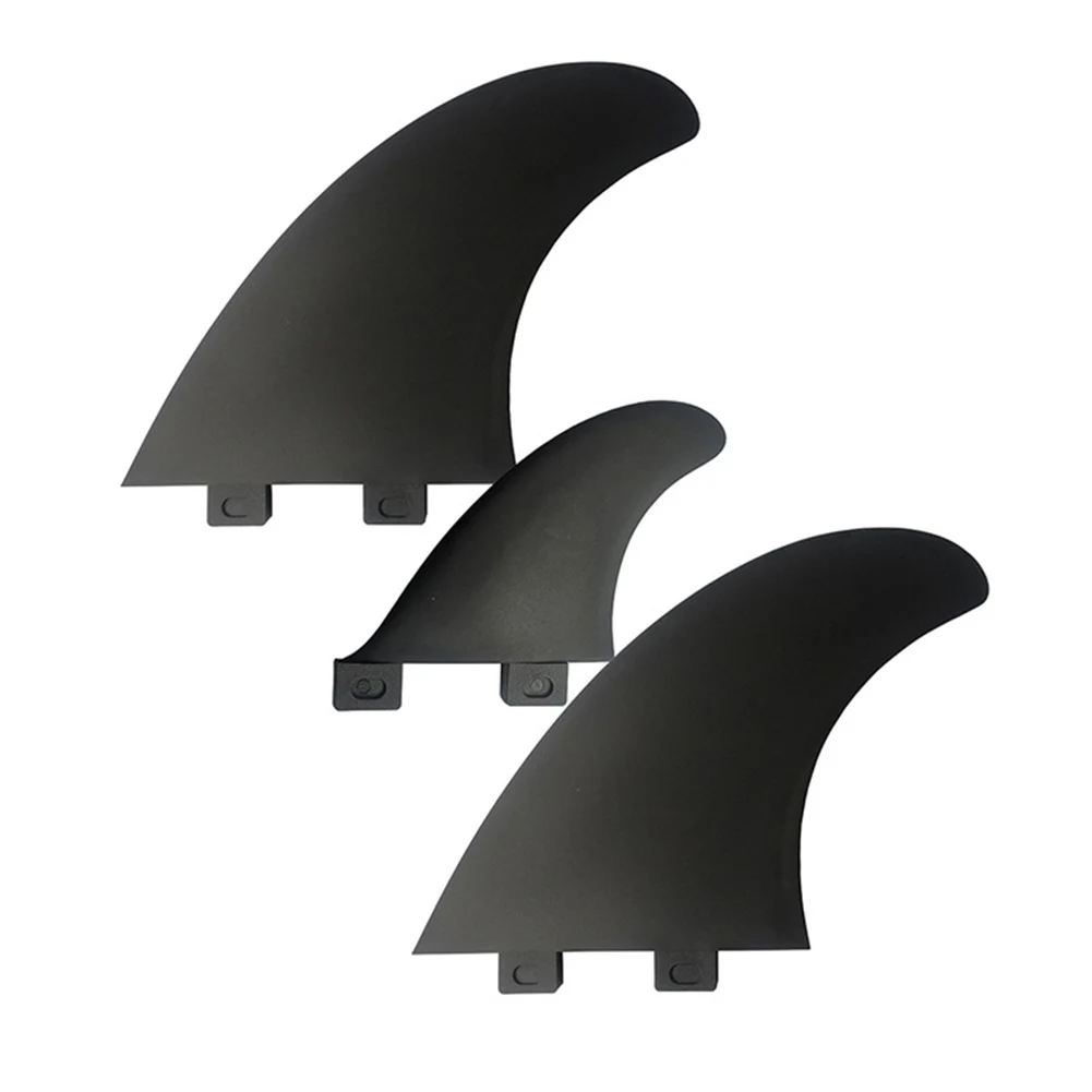 Sturdy Keel Fins Set for FCS2 Surfboards High Performance Fiberglass Core Dual Tabs for Enhanced Maneuverability