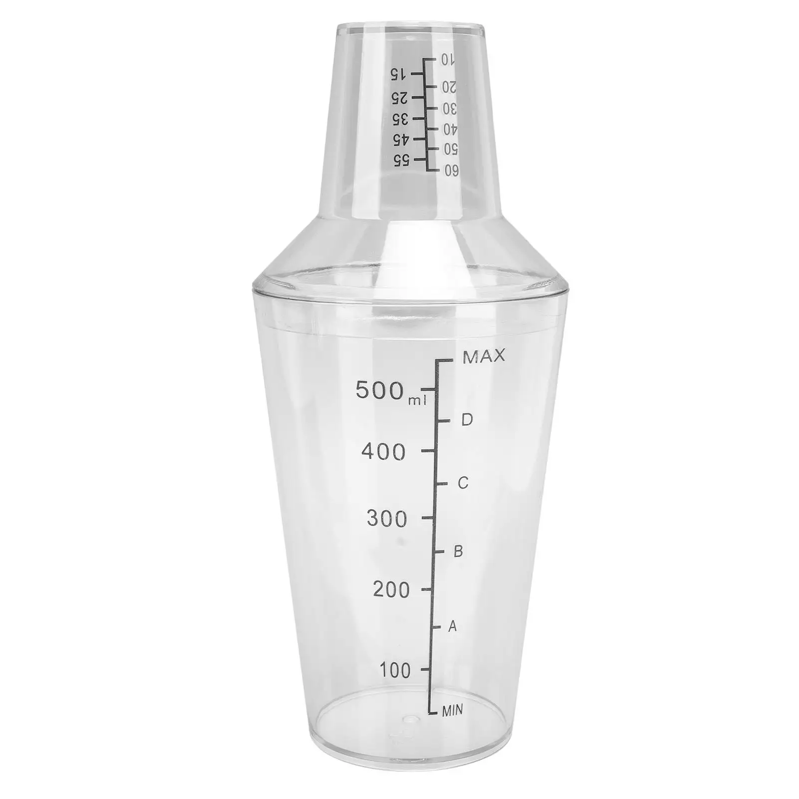 

Elegant Boston Cocktail Shaker with Clear Measurements | Leak-Proof Design & Comfortable Grip for home Mixology