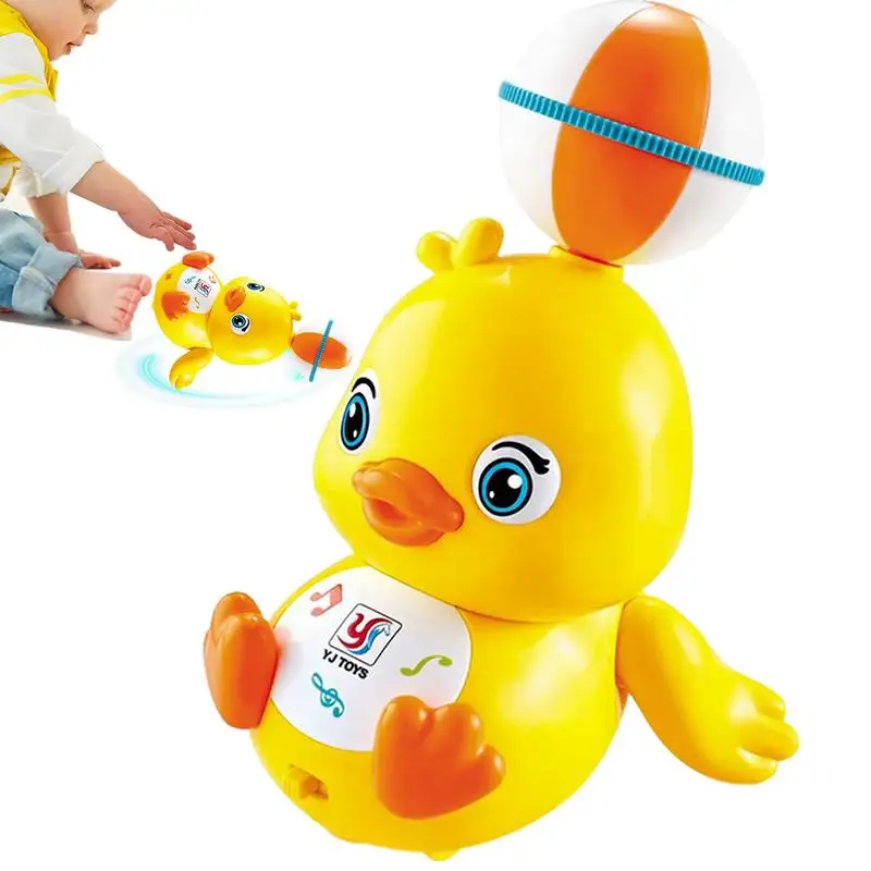 Musical Duck Toy Dancing Walking Yellow Light Up Learning Duck Walking Singing Yellow Duck Moving Toys For Birthday Boy And Kid