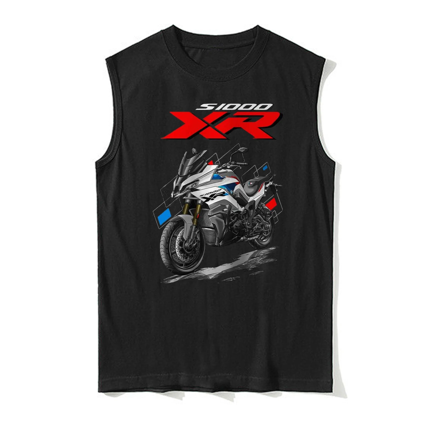 Classic German 2020-2024 Models S1000XR Motorcycle Tanktop 100% Cotton O-Neck Casual Mens Vest Sleeveless Tee Rider Streetwear