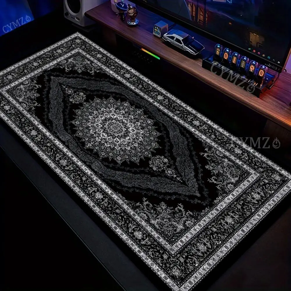Artistic Persian Pattern Design Mouse Pad Desk Mat Gaming mats Non-Slip mouse carpet Decorative table mats Computer office mat