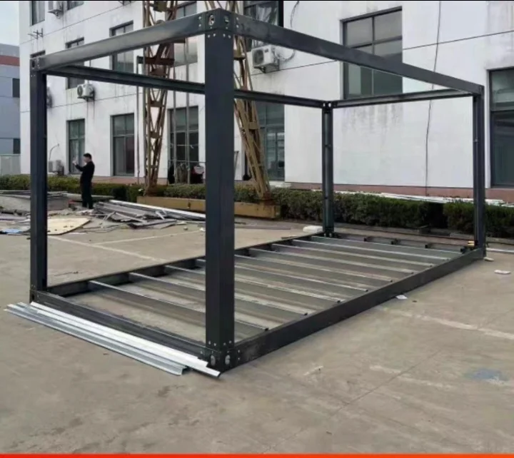 Portable 20ft Prefabricated Modular Kit Mobile Container Frame Component for Home Office Apartments Made of Mezzanine Panels