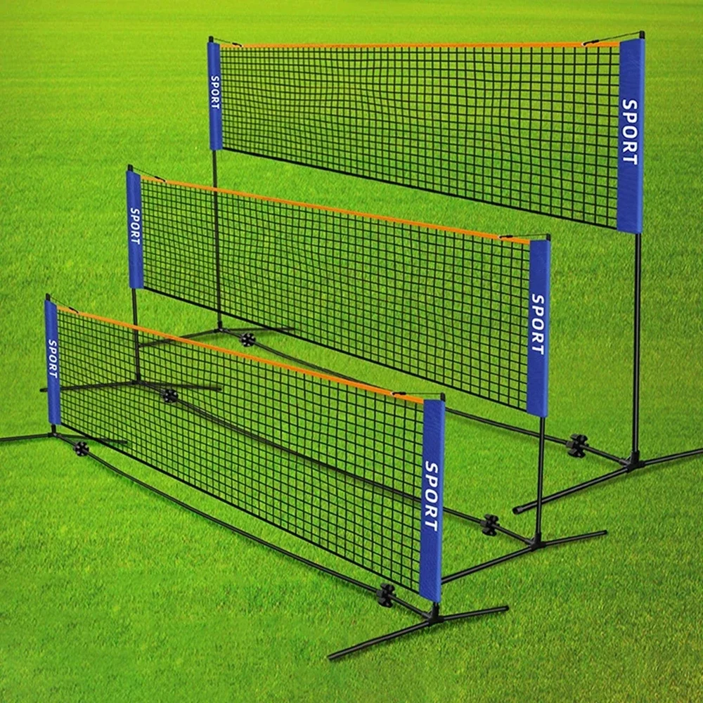 3.1/4.1/5.1/6,1 m Profisport training Standard Badminton netz Volleyball netz Einfache Einrichtung Outdoor Tennis Mesh Netz übung