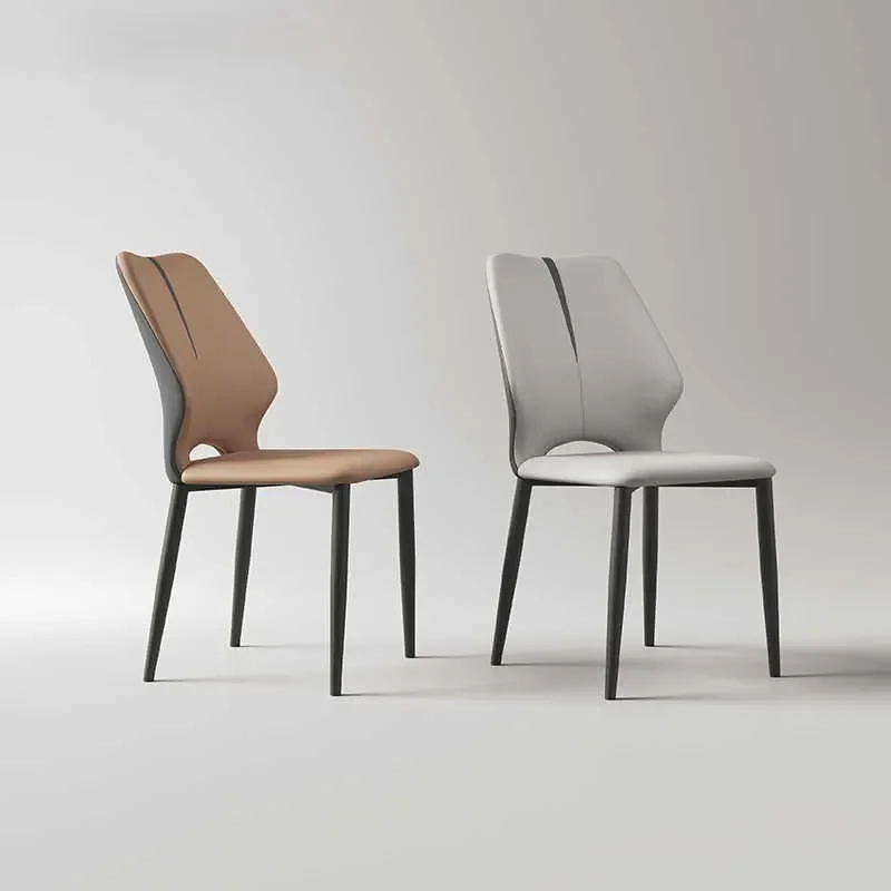 for Dining Chair Casual Breathable Back Simple Cat Proof Light Luxury Nordic Hotel Home Scratching Modern Chair