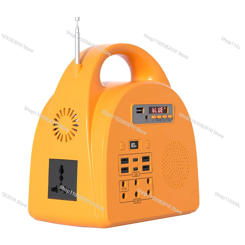 150W AC Output Portable Solar System Home Light Kit with Bluetooth and Radio