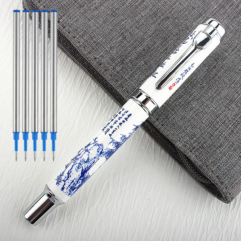 

Wholsesale JinHao Brand Ceramics Roller Ballpoint Pen Business Men Signature Gift Pen