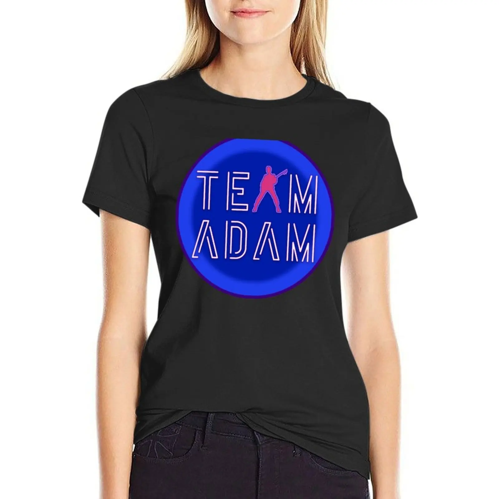 

Team Adam blue UV Apparel T-Shirt plus sizes blanks plus size tops lady clothes Women's tops