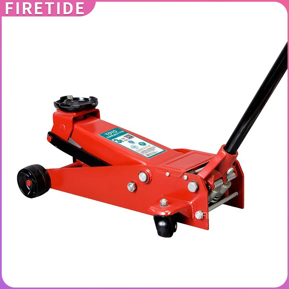 

Horizontal Jack Car Mounted 1 Ton Hand Cranked Top Auto Repair Station Hydraulic Jack for Repairing and Changing Tires Jack