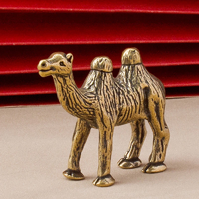 Vintage Brass Camel Ornament Craft Collection Creative Jewelry Perfect For Home Decor Room Decor Desktop Decor