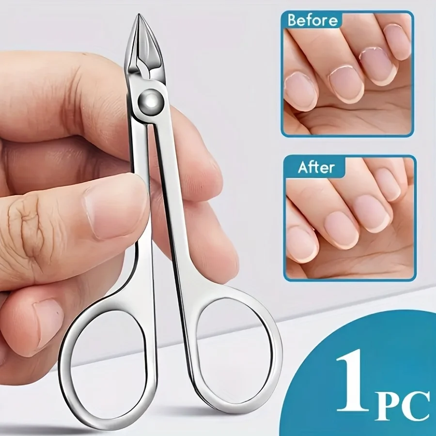 Stainless Steel Cuticle Scissors Nail Clippers Portable Multifunctional Tool for Manicure and Pedicure Trimmer Beauty Grooming 2