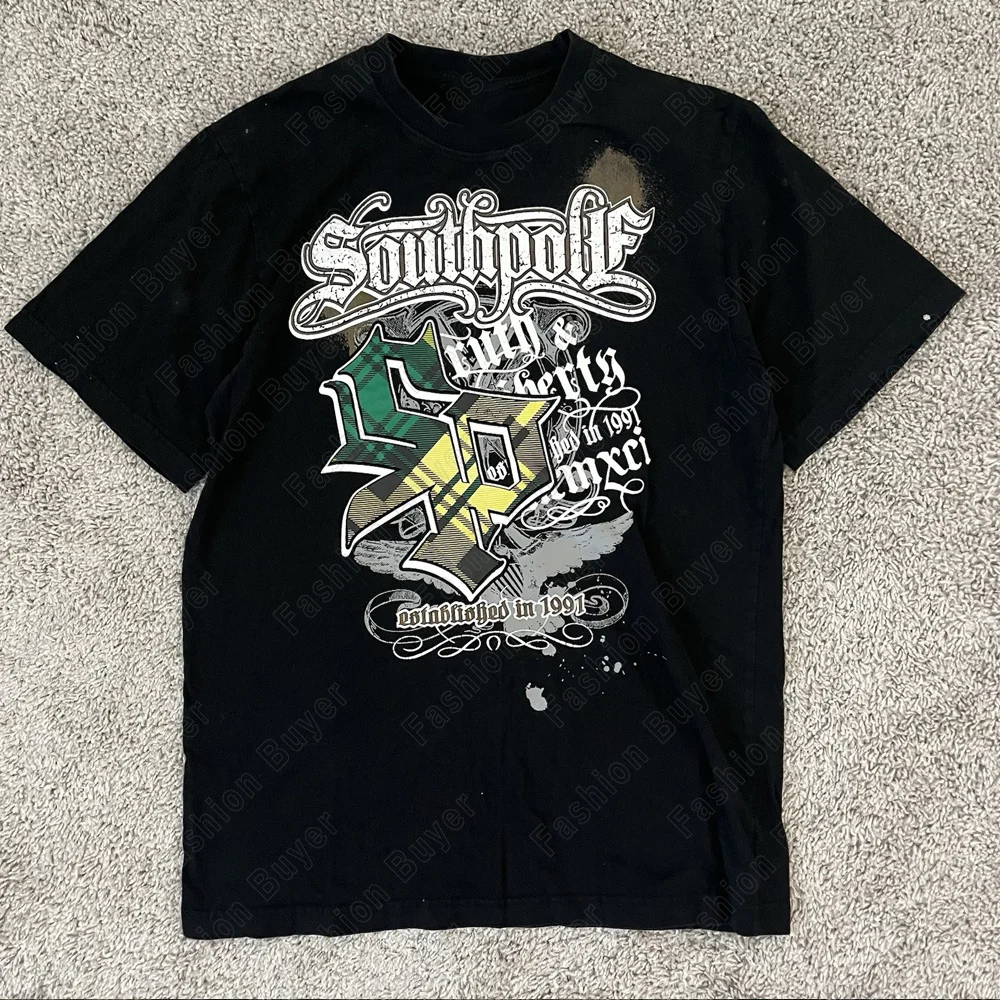 Vintage Y2K Tapout T Shirt Men Women Summer Graphic Print T-shirt USA Y2K 90s Tee Fashion Gothic Streetwear Summer Tee Tops