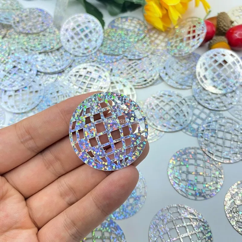 100Pcs/bag Disco Ball Laser Sequin Confetti Table Scatter for Disco Theme Birthday Bachelorette Wedding Party Decoration