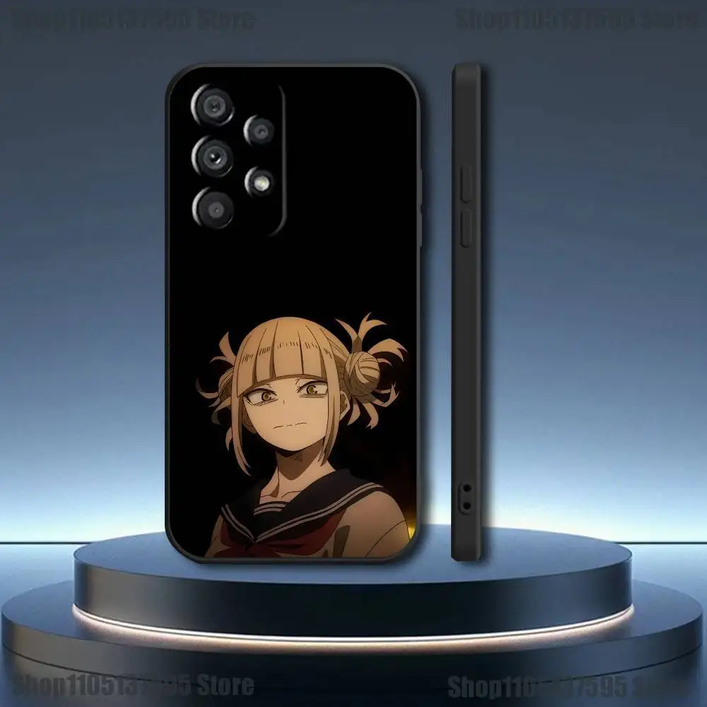 Etui na telefon Anime Toga Himiko do Samsung Galaxy A73,31,32,72,41,53,52,71,22,5G,Note,J7,8,9 Miękka czarna obudowa