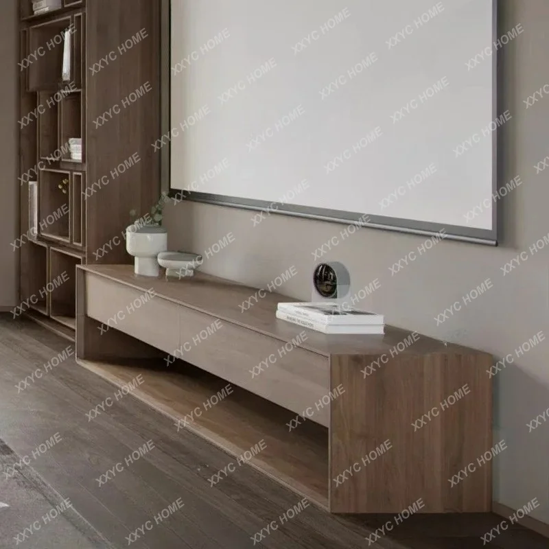 L Oak Tv Cabinet Custom Shelf Classic  Vintage Tv Cabinet Center Display Solid Furnitures