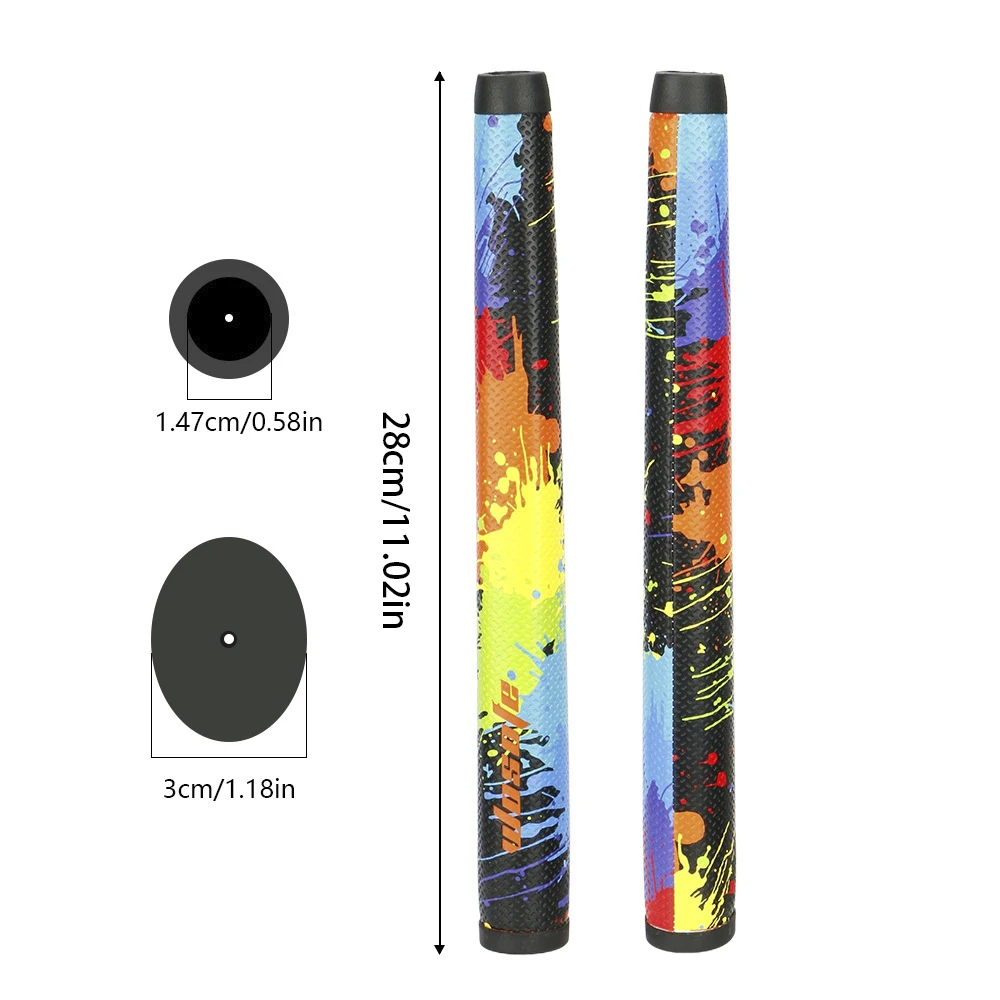 1 Pz Colorato Golf Putter Grip PU + Schiuma EVA Antiscivolo Profilo Conico 28 cm Impugnatura Confortevole Più Forte Putter Golf aiuti per l'allenamento