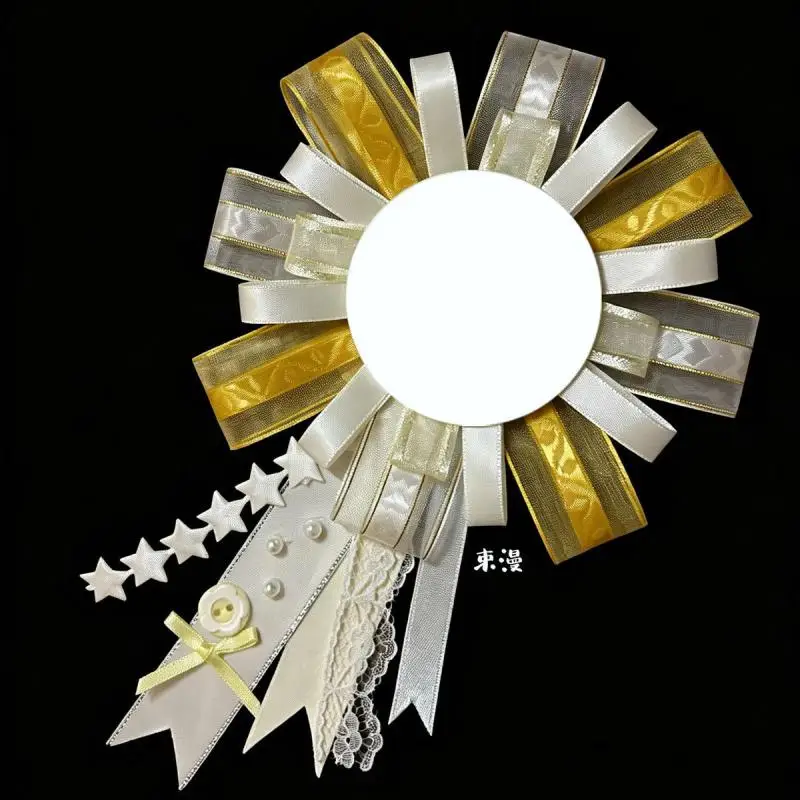 Lolita Award Rosette Ribbons. Homdmade Character Goods Badge Accessories. Manga Appreciation Rosette