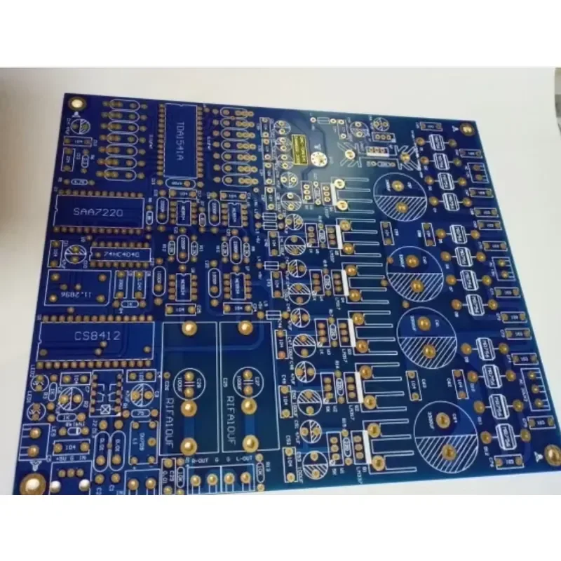 for TDA1541 PCB Blank Board Fourth Edition Immersion Gold Board