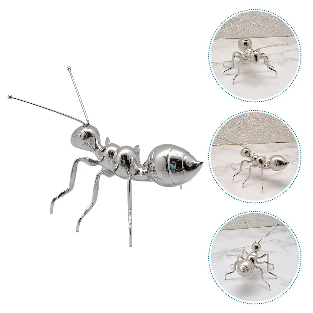 

Metal Vintage Ant Sculpture Animal Statue for Office Home Table Decor Ant Figurines Metal Figurines Animal Statue