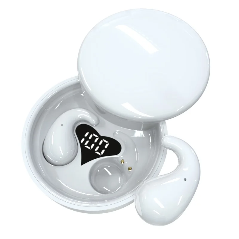SK28 Bluetooth 5.4 Wireless Earphones Small Earbuds Sleeping Sport Invisible Headphones Bass Sound Quality Headset Sliding Cover