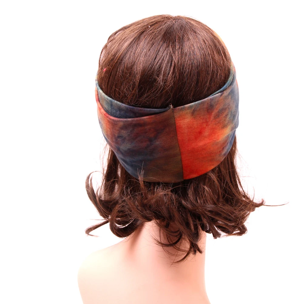 

2Pcs Bohemian Headscarf Hairband Elastic Yoga Running Headwear Sweatbands Absorbent Non Slip Band Fitness Workout