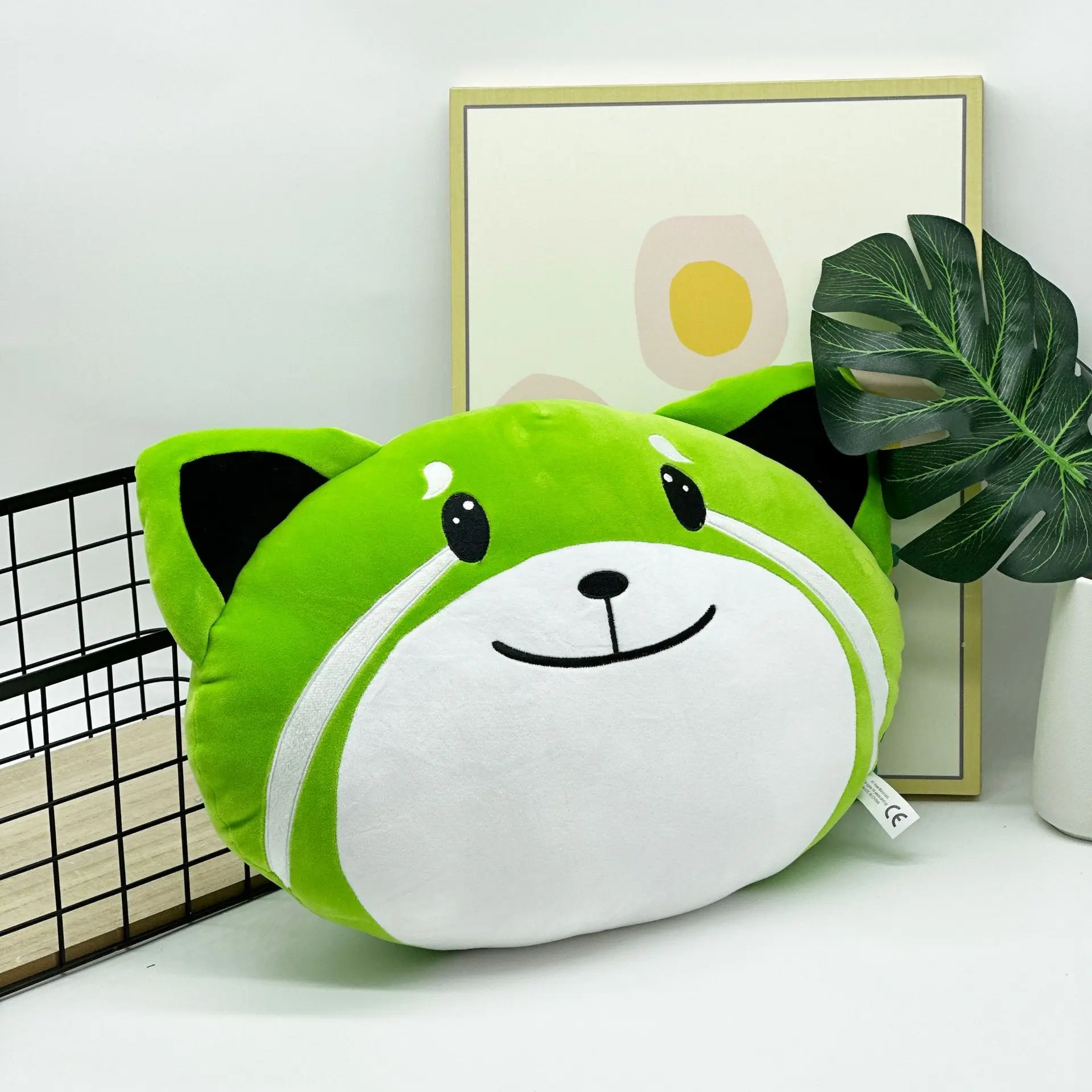 The Witcher Kiss Land Green Dog Stuffed Doll, boneca fofa de Natal macio, presente de aniversário infantil, 42cm