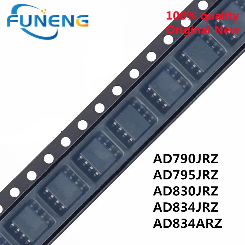 10pcs 100% New AD790JRZ AD790J AD790JR AD795JRZ AD795J AD830JRZ AD830J AD834JRZ AD834J AD834ARZ AD834A sop-8 Chipset