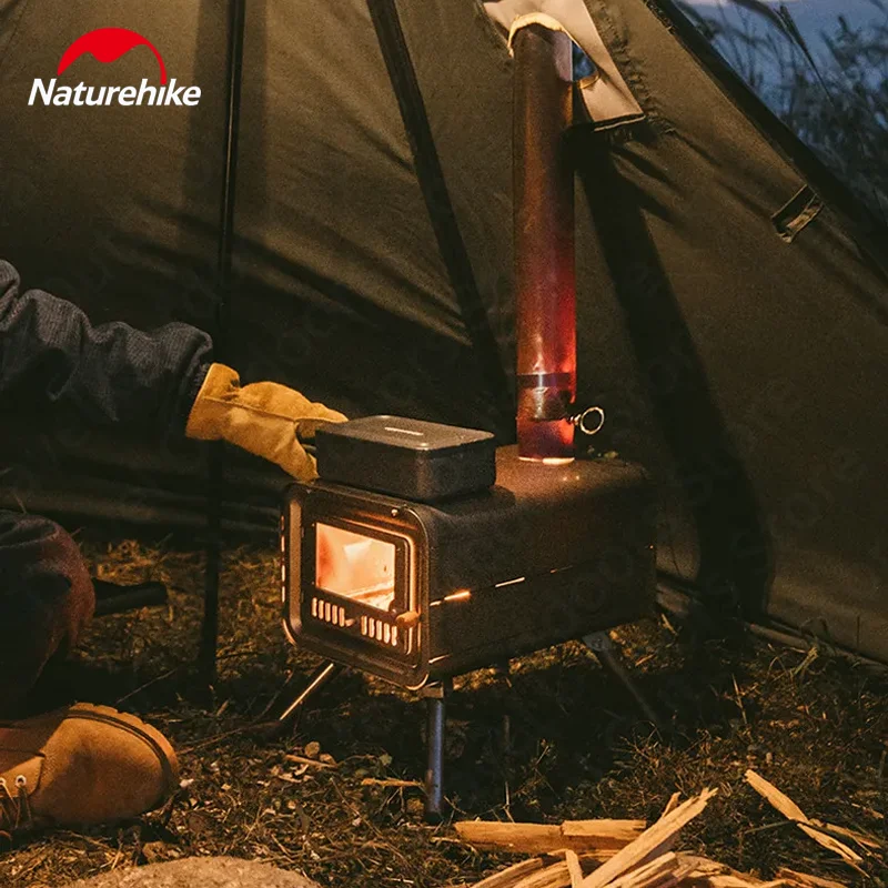 

Naturehike Titanium Firewood Stove Pure Ultralight Camping Tent Fuel Furnace Stove Outdoor Winter Warm Heating Burner Portable