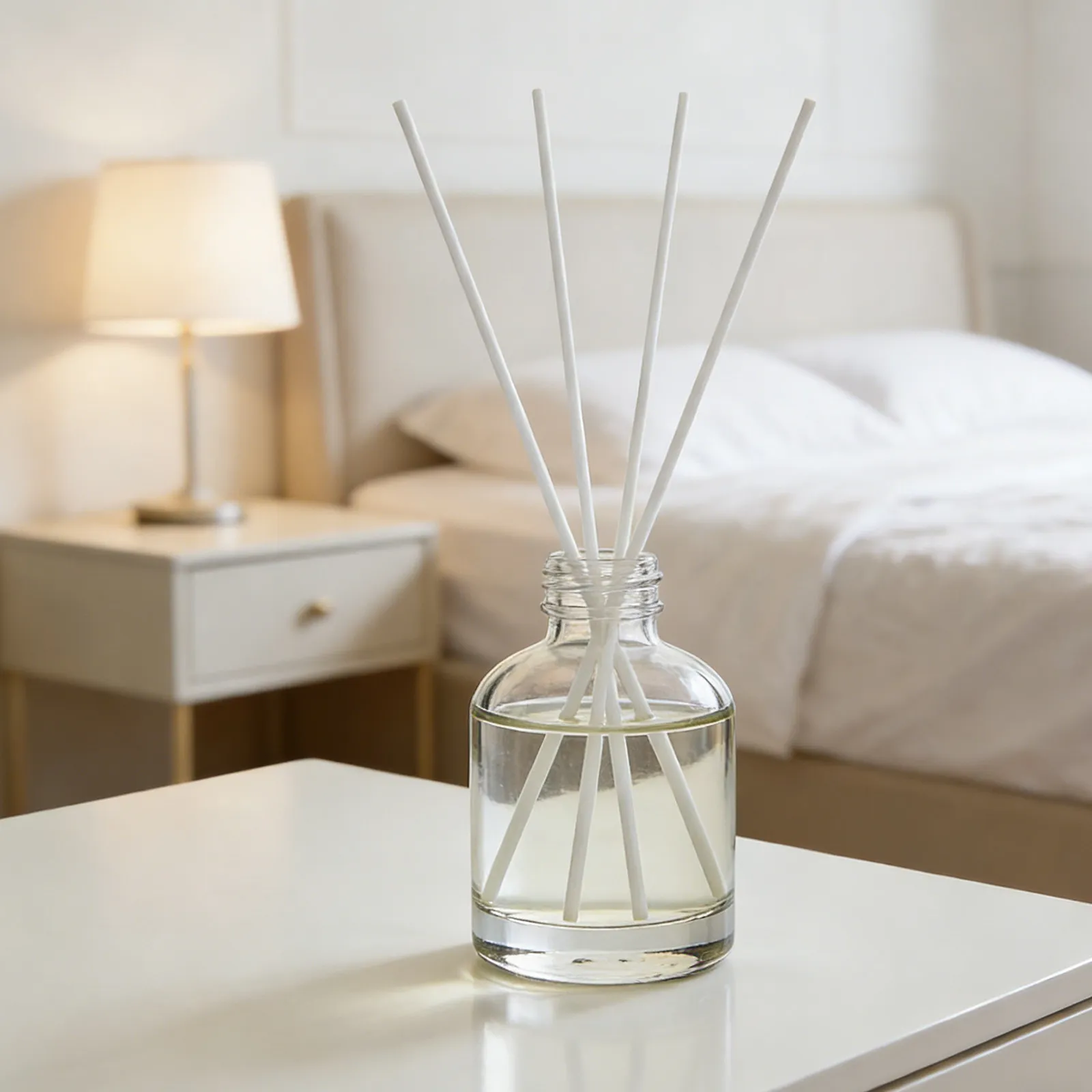 

100Pcs Fiber Reed Diffuser Sticks 29cmx3mm for Essential Oils Lasting Scent Diffusion Odor Elimination Home Office Spa Room