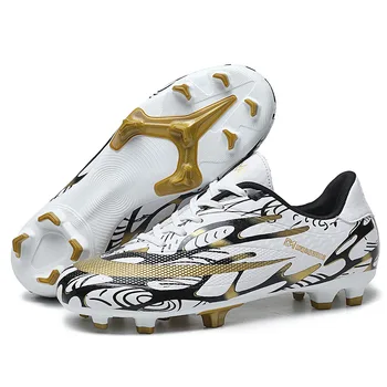 2024 New FG Football Boots Comfortable Soft Breathable Soccer Cleats Academy Artificial Grass Outdoor Sport Shoes Drop Shipping