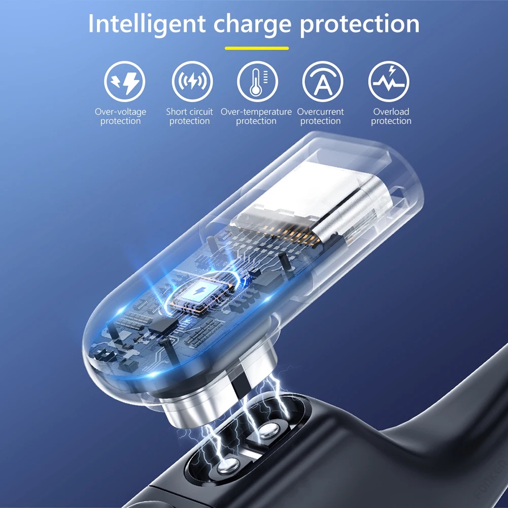 1-5PCS Magnetic Charger Type C Charging Adapter For After Shokz AS800 AS803 OpenRun Pro Mini OpenComm Bone Conduction Headphones